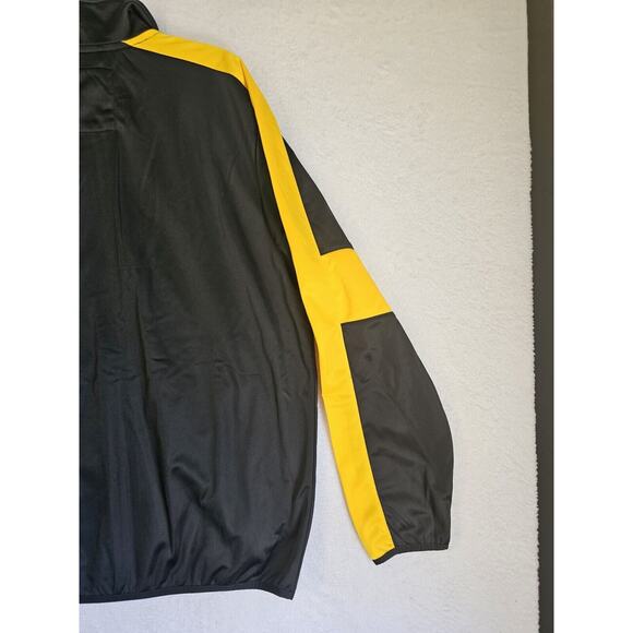 NFL Team Apparel‎ Pittsburgh Steelers Warm Up Jacket Mens Sz L Black Full Zip - Picture 16 of 16